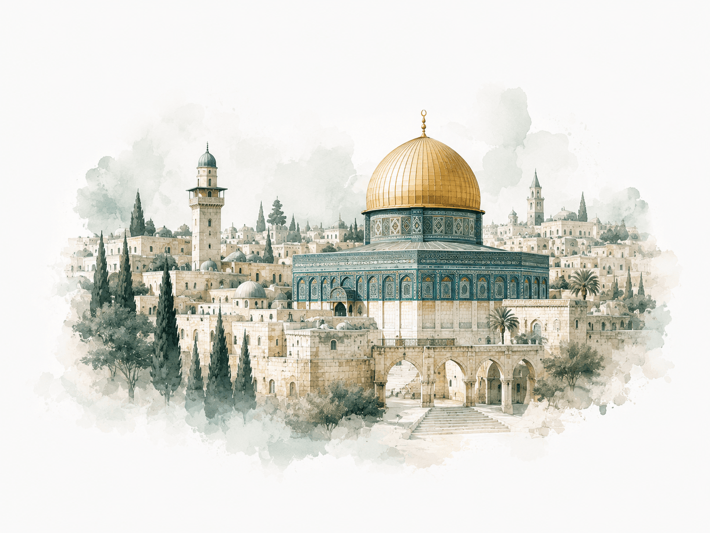 Al-Aqsa Mosque Background